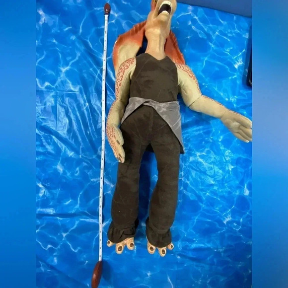 Star Wars - Jar Jar Binks - Talking Wake Up Alarm Plush - Thinkway - 22" Tall - Picture 5 of 10